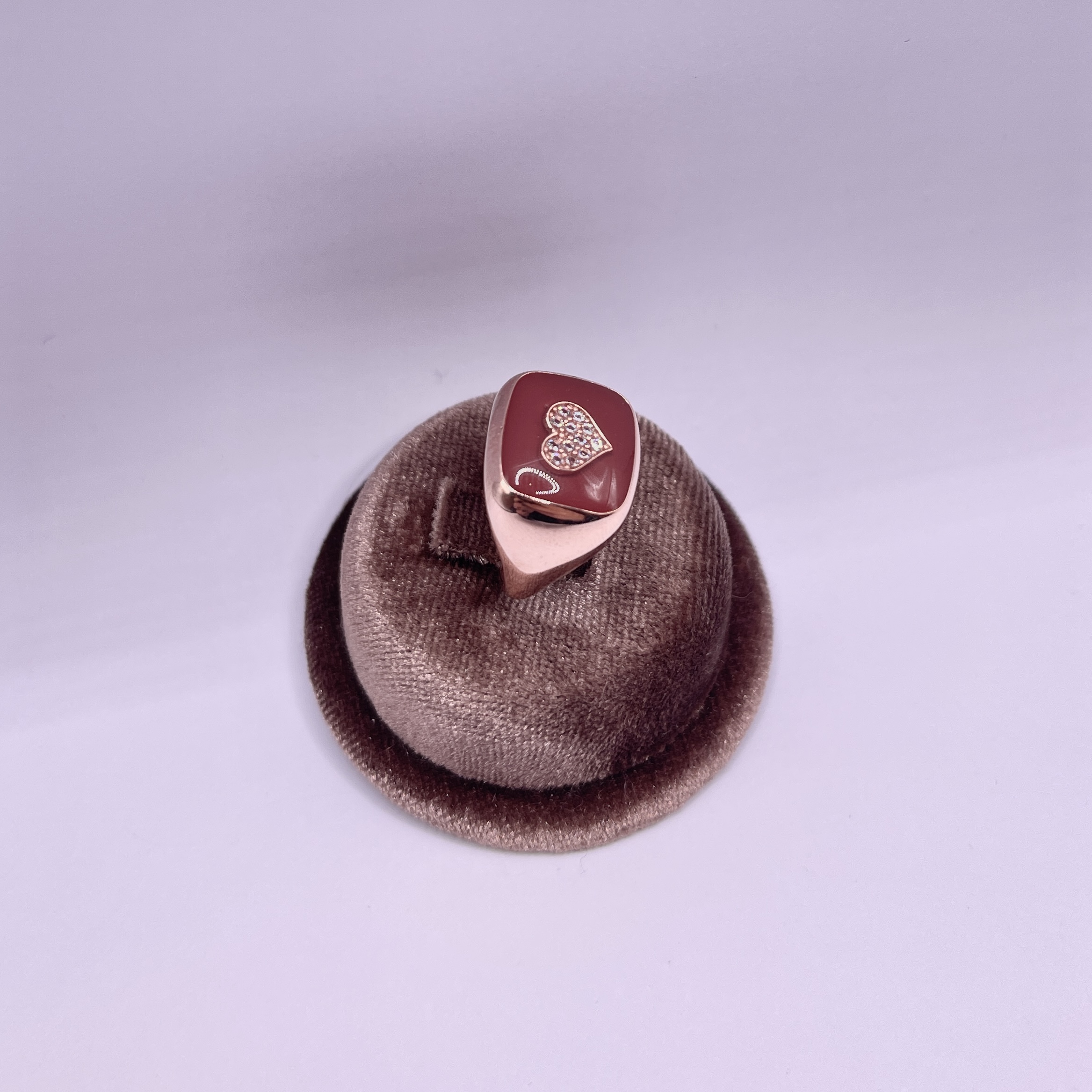 Anello Chevalier smaltato - immagine 4